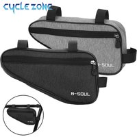 Bolsa triangular para bicicleta, bolsas de almacenamiento para sillín de marco de tubo delantero, bolsa duradera para ciclismo de montaña, bolsa versátil, accesorios para bicicleta