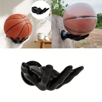 Estante de Almacenamiento de Balones de Baloncesto Creativo de PVC, Soporte de Pared con Forma de Mano, Estante de Exhibición de Balones de Fútbol, Decoración de Habitación, Ahorro de Espacio