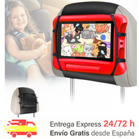 Soporte para Tablet para Automóvil, Soporte Tablet Coche, Soporte Tablet para Reposacabezas Elástico para Todas Las Tabletas de 6.5 A 11 Pulgadas, Compatibles con iPad, Switch y Fire Tablets.