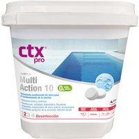 Cloro Multiacion 10// 5 Kg 0% Acido Borico - 391 Ctx pro Para Mantenimiento De Piscinas
