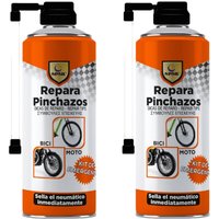 Spray Repara Pinchazos 200ml para Bicicletas, Motos y Patinetes – Sellador de Neumáticos de Emergencia, Sella y Reinfla al Inst