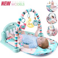 Soporte de Fitness para bebé, juego de música, juguetes de actividades de gimnasio, manta para gatear de Piano para recién nacido, almohadilla de juego de Pedal, regalos de educación temprana de 0 a