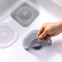 Tapón de tapón para alcantarillado de cocina, filtro de agua de silicona para suelo de baño, accesorios para el hogar, drenaje de ducha, recogedor de pelo, colador de fregadero
