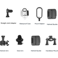 Kit de accesorios para cámara de acción H88, accesorio con hebilla de liberación rápida, pegatina para soportes de trípode, casco de conducción para ciclismo, resistente al agua