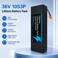 Paquete de Baterías de Litio Recargables 18650 10S3P 36V 100000mAh 500W con Circuito BMS Integrado, Repuestos para Patinetes Eléctricos KUGOO S1 S2 S3