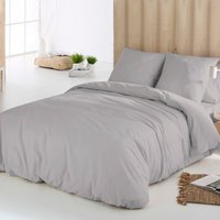 ICEHOME - Funda Nórdica Lisa 100 % Microfibra Ecológica - Ultrasuave, Transpirable y Libre de Arrugas - Funda Nórdica + Funda de almohada lisas - Compatible con todas las camas y estaciones.