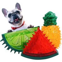 Juguetes para masticar refrescantes para perros, juguete de dentición congelado para cachorros, juguetes interactivos chirriantes de verano, herramientas de entrenamiento para golosinas para mascotas