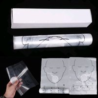 30-300 Uds máscara de respiración portátil desechable CPR entrenamiento primeros auxilios máscara de resucitador CPR protección facial rollo Kit de rescate herramienta