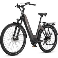 Bicicleta Eléctrica TTGO C7 SE de 28 Pulgadas, 36V 18Ah (648Wh) 250W con Motor Central, 25 km/h, Pedelec para Hombre y Mujer, Bicicleta Urbana con 9 Velocidades y Frenos de Disco Hidráulicos, Gran