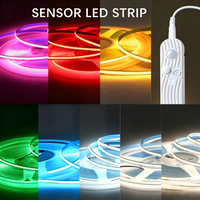 Luz Nocturna LED COB de 5V con Sensor de Movimiento, Modo Dual Ajustable, Lámpara Inteligente de Inducción para Baño, Dormitorio, Mesita de Noche, Decoración del Hogar