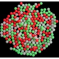100 unid/bolsa flotadores de pesca de plástico cuentas para pesca nocturna bolas luminosas