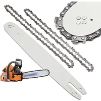 Cadenas de motosierra y reemplazo de barra guía de 14 pulgadas para motosierras Stihl 017, MS170, HT70, MSE160, HT75, HT100, HT101, 019T, MS190, E140, MS171, 2 unidades