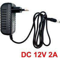 Adaptador de Corriente CA 100-240V Entrada CC Salida Cargador UE 12V Adaptador Universal Convertidor Enchufe para Cámara DVR LED Robot Tiras de Luz LED Controlador