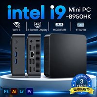 Mini PC para juegos de escritorio con Windows 11 Pro, Intel Core i9 8950HK, 16GB de RAM, 512GB/1TB SSD, ordenador para gamers, doble WIFI 6, BT5.2, 4K HD