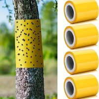 1 rollo de cinta adhesiva de doble cara para barrera de insectos, eficaz contra el Control de plagas al aire libre, autoadhesiva, adecuada para árboles y jardines