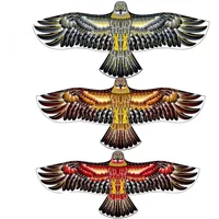 Anti pájaro volando halcón cometa repelente de aves gran águila cometas espantapájaros señuelo para granja jardín repelente de plagas de aves