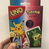 Juegos U-N-O, Juego de Cartas Pokémon Espada y Escudo, Juego de Mesa Familiar Divertido, Juego de Cartas de Póker, Caja de Regalo