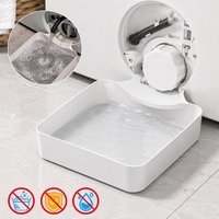 Bandeja de drenaje para lavadora, caja antidesbordamiento para recoger agua, para limpieza de lavadoras de tambor, embudo de drenaje de pelusas, bandeja de goteo, protección del suelo