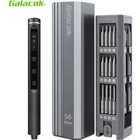 Juego de Destornilladores Eléctricos Glacok S6 MAX de 5 Velocidades con Precisión de Torque, Destornillador Recargable de 3.7V para Bricolaje, Herramienta de Reparación y Desmontaje de iPhone