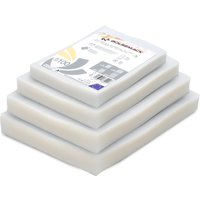 Pack Bolsas de Vacío Gofradas Bolsemack para Envasadoras Al Vacío Domésticas (100 Uds.)  4 medidas diferentes- Compatible con Todas las Envasadoras Domésticas  Libre de Bisphenol y Ftalatos