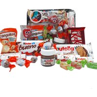 Super Bandeja Chocolates Kinder - Nutella - Conguitos. +15 Unid. El Regalo Ideal para Comuniones, Bodas, Bautizos, Cumpleaños. Pack de Chocolates Kinder - Nutella - Conguitos [IAMI]
