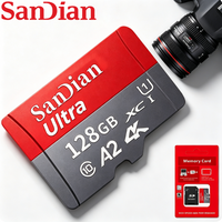 Tarjeta de Memoria de Alta Velocidad de 128 GB con Adaptador para Tablets y Teléfonos Samsung, Tarjeta SD de 64 GB y 32 GB, Clase 10, Multimedia, Mic 512 GB, U3, V30, A2
